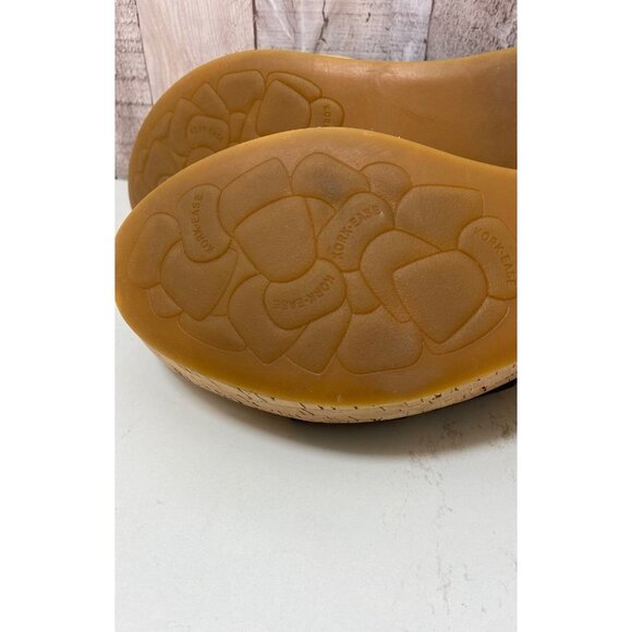 Kork-Ease women's Shoes black cork wedges shoe SIZE US11 PREOWNED Very Good Cond - Picture 4 of 6